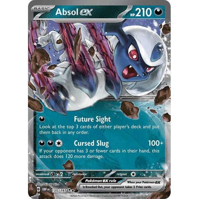 Absol ex - Obsidian Flames (Double Rare) [OBF-135] English / Near Mint / Normal