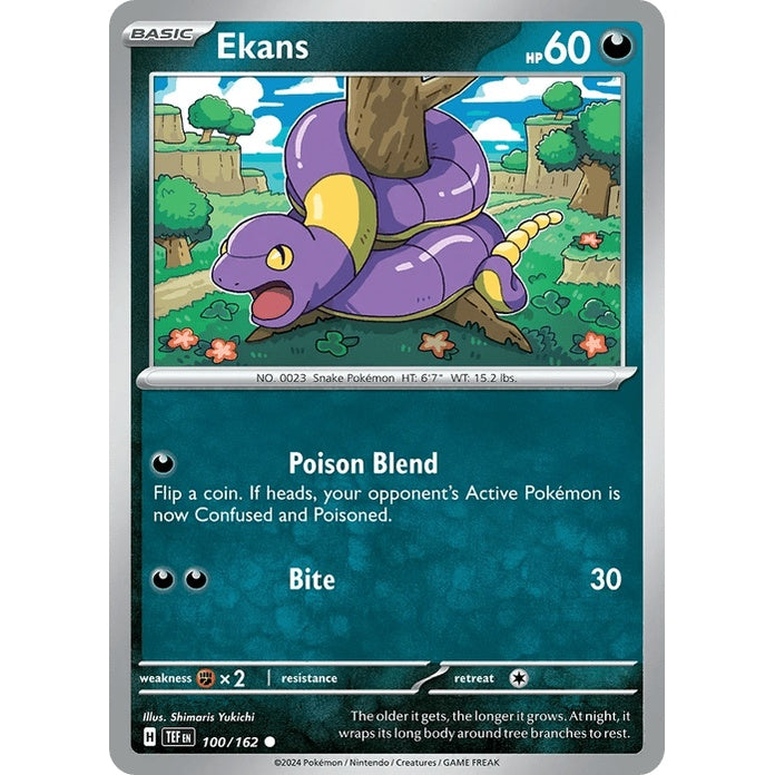 Ekans - Temporal Forces (Common) [TEF-100] English / Near Mint / Normal