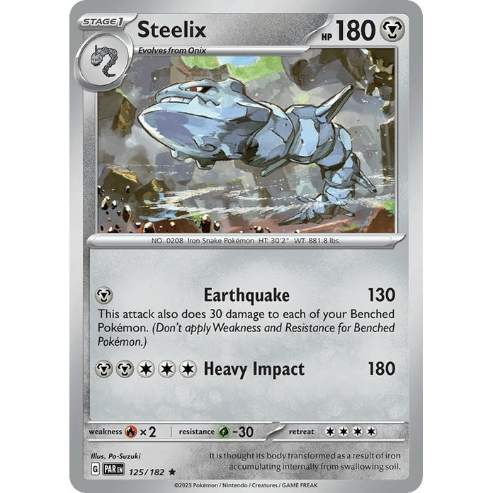 Steelix - Paradox Rift (Rare) [PAR-125] English / Near Mint / Normal