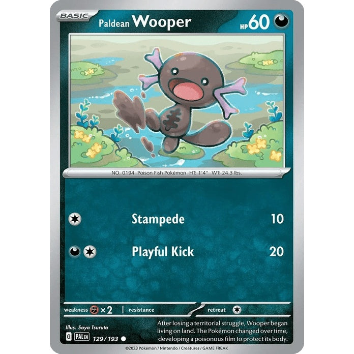 Paldean Wooper - Paldea Evolved (Common) [PAL-129] English / Near Mint / Normal