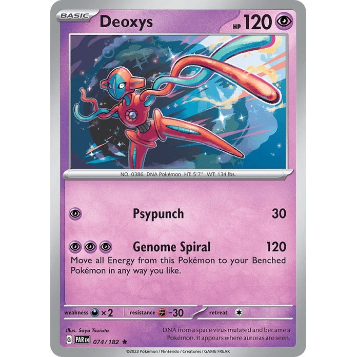 Deoxys - Paradox Rift (Rare) [PAR-74] English / Near Mint / Normal