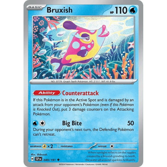Bruxish - Surging Sparks (Uncommon) [SSP-49] English / Near Mint / Normal