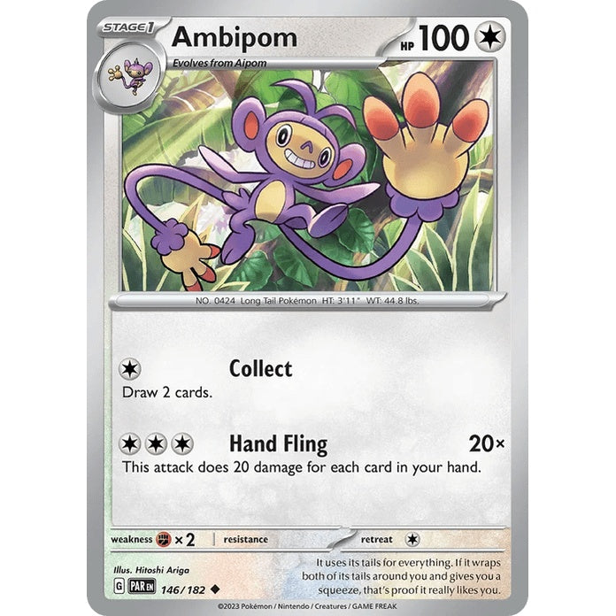 Ambipom - Paradox Rift (Uncommon) [PAR-146] English / Near Mint / Normal