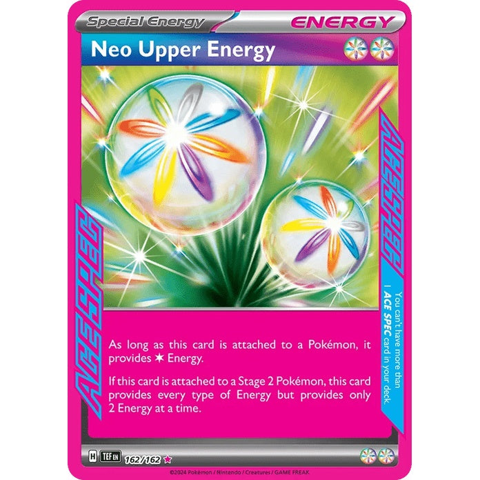 Neo Upper Energy - Temporal Forces (ACE SPEC Rare) [TEF-162] English / Near Mint / Normal