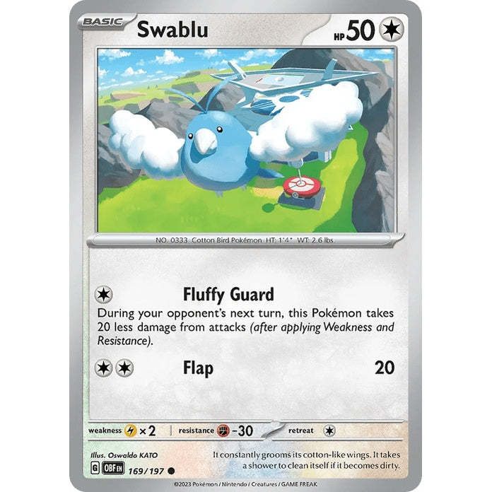 Swablu - Obsidian Flames (Common) [OBF-169] English / Near Mint / Normal