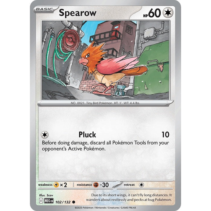 Spearow - Mega Evolution (Common) [MEG-102] English / Near Mint / Normal