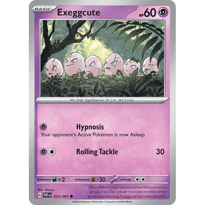 Exeggcute - Paldean Fates (Common) [PAF-23] English / Near Mint / Normal