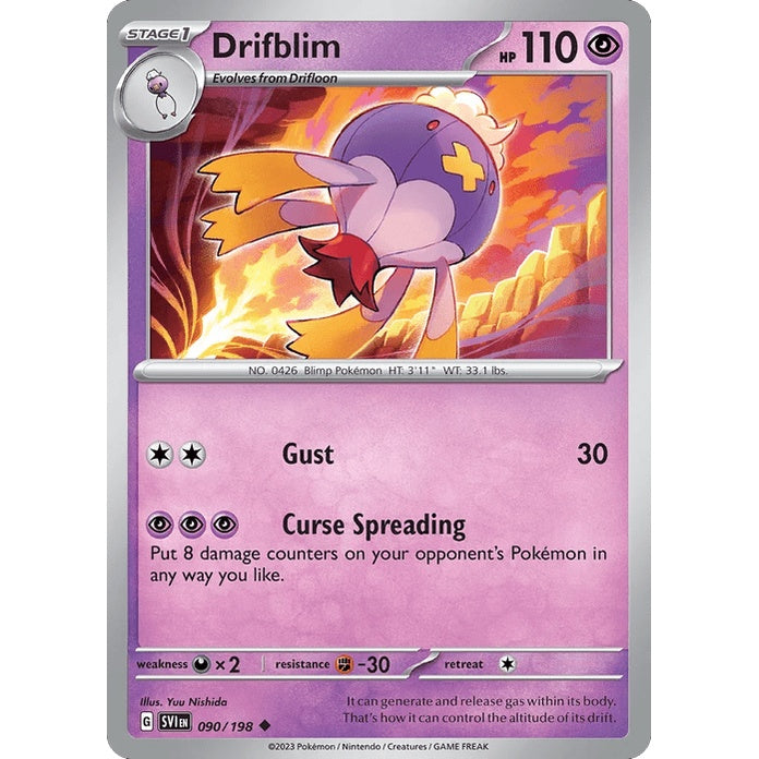 Drifblim - Scarlet & Violet (Uncommon) [SVI-90] English / Near Mint / Normal