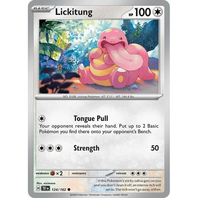 Lickitung - Temporal Forces (Common) [TEF-124] English / Near Mint / Normal