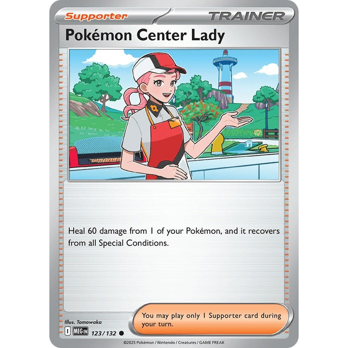 Pokémon Center Lady - Mega Evolution (Common) [MEG-123] English / Near Mint / Normal