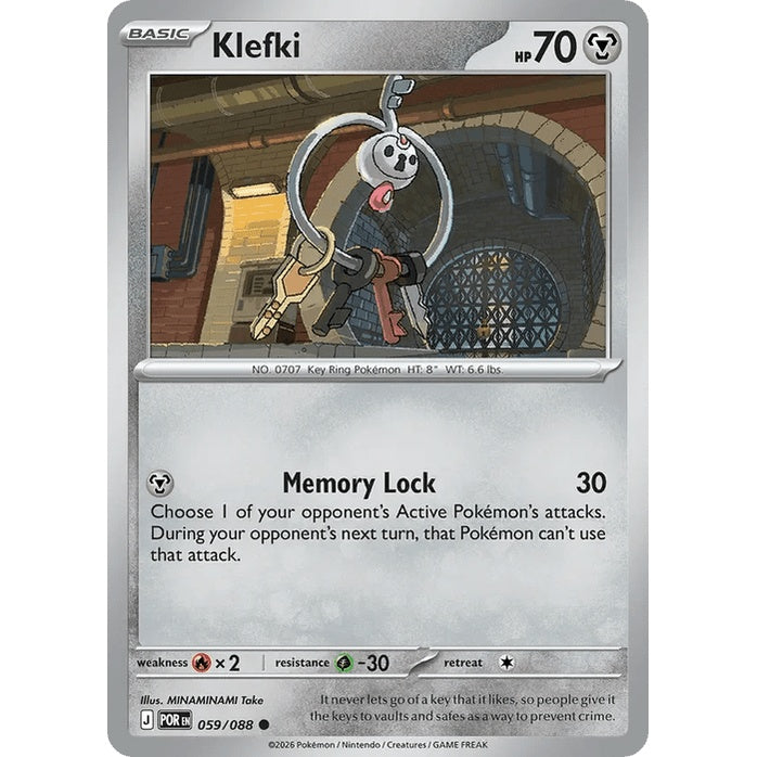 Klefki - Perfect Order (Common) [POR-59] English / Near Mint / Normal