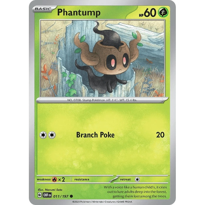 Phantump - Obsidian Flames (Common) [OBF-11] English / Near Mint / Normal