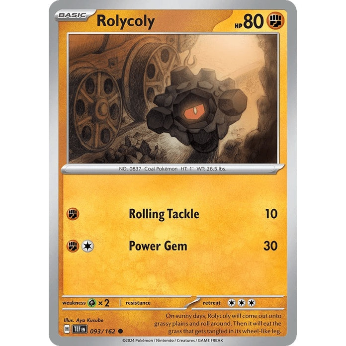 Rolycoly - Temporal Forces (Common) [TEF-93] English / Near Mint / Normal