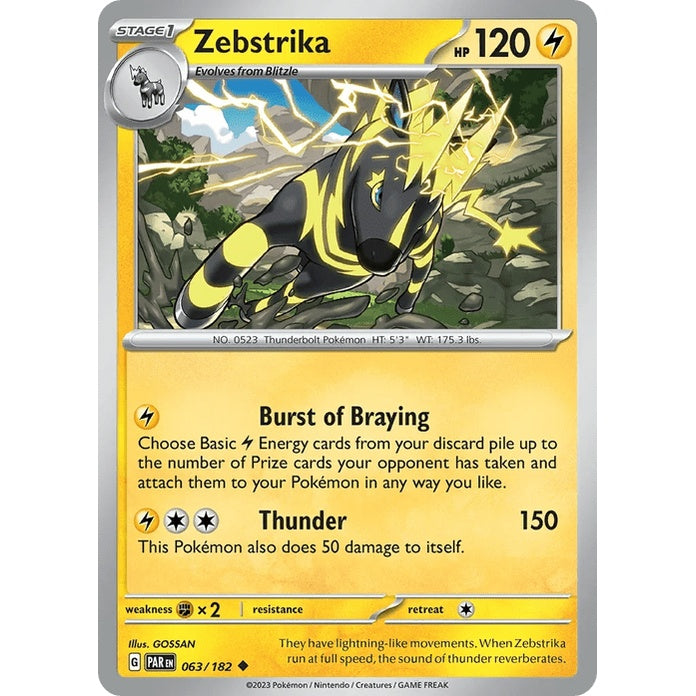 Zebstrika - Paradox Rift (Uncommon) [PAR-63] English / Near Mint / Normal