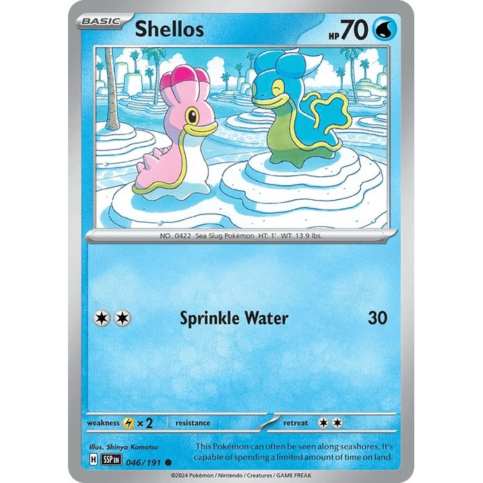 Shellos - Surging Sparks (Common) [SSP-46] English / Near Mint / Normal