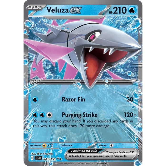 Veluza ex - Journey Together (Double Rare) [JTG-43] English / Near Mint / Normal