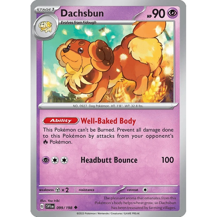 Dachsbun - Scarlet & Violet (Uncommon) [SVI-99] English / Near Mint / Normal