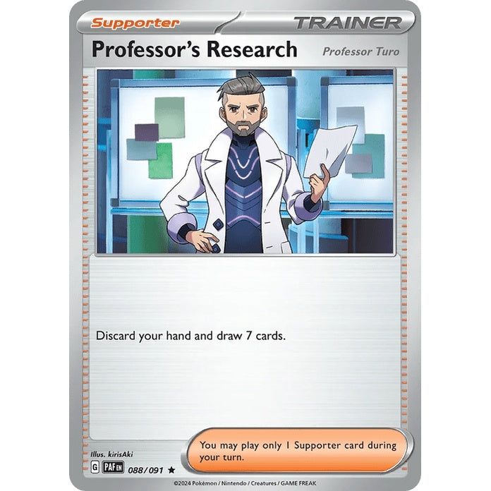 Professor's Research - Paldean Fates (Rare) [PAF-88] English / Near Mint / Normal