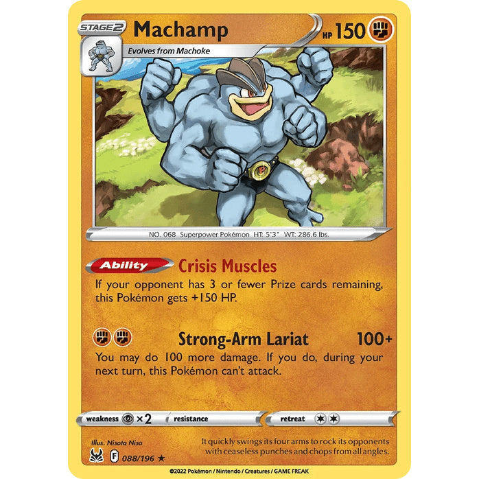 Machamp - Lost Origin (Rare Holo) [LOR-88] English / Near Mint / Normal