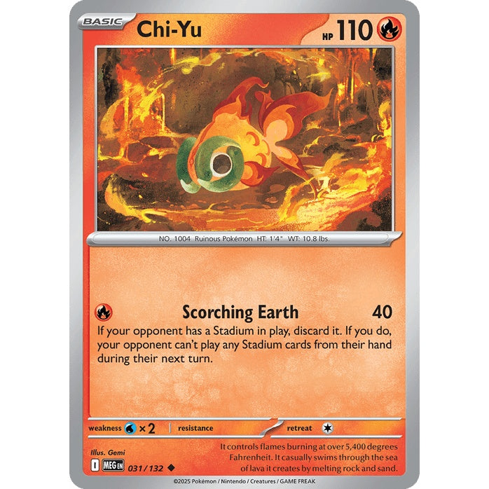 Chi-Yu - Mega Evolution (Uncommon) [MEG-31] English / Near Mint / Normal