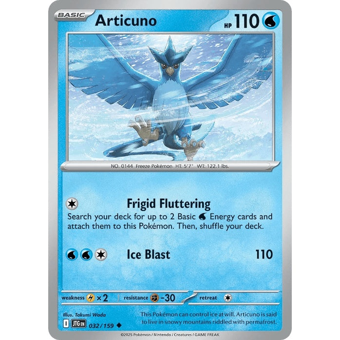 Articuno - Journey Together (Uncommon) [JTG-32] English / Near Mint / Normal