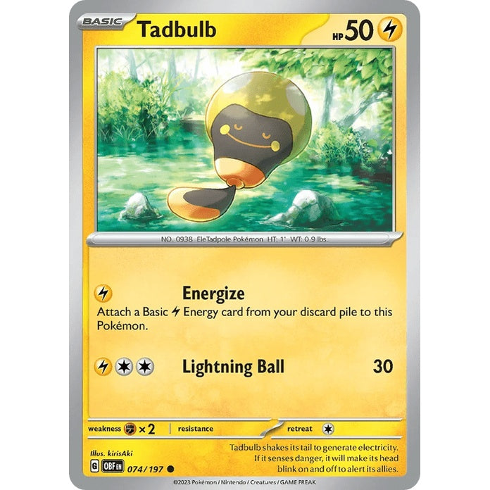 Tadbulb - Obsidian Flames (Common) [OBF-74] English / Near Mint / Normal