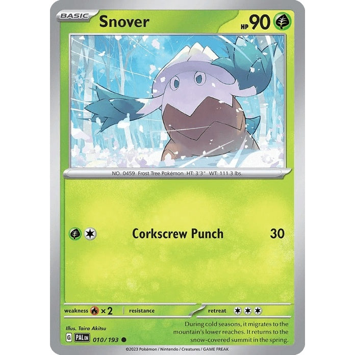 Snover - Paldea Evolved (Common) [PAL-10] English / Near Mint / Normal