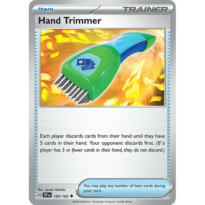 Hand Trimmer - Temporal Forces (Uncommon) [TEF-150] English / Near Mint / Normal