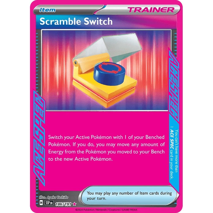 Scramble Switch - Surging Sparks (ACE SPEC Rare) [SSP-186] English / Near Mint / Normal