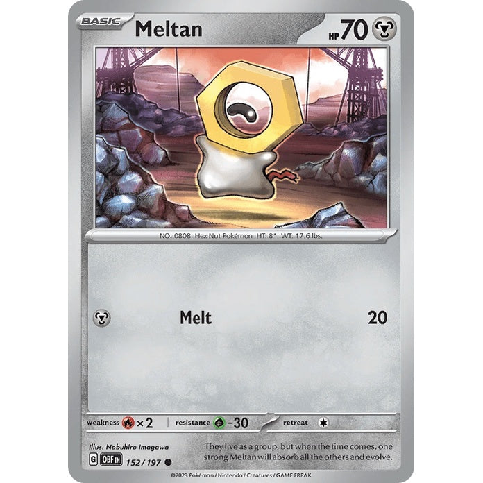 Meltan - Obsidian Flames (Common) [OBF-152] English / Near Mint / Normal