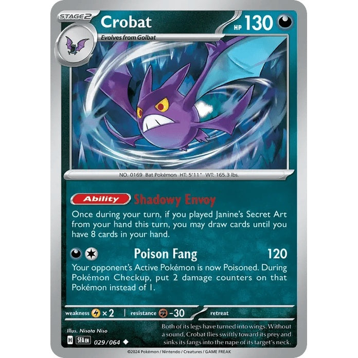 Crobat - Shrouded Fable (Uncommon) [SFA-29] English / Near Mint / Normal