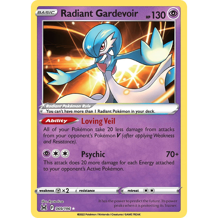Radiant Gardevoir - Lost Origin (Radiant Rare) [LOR-69] English / Near Mint / Normal