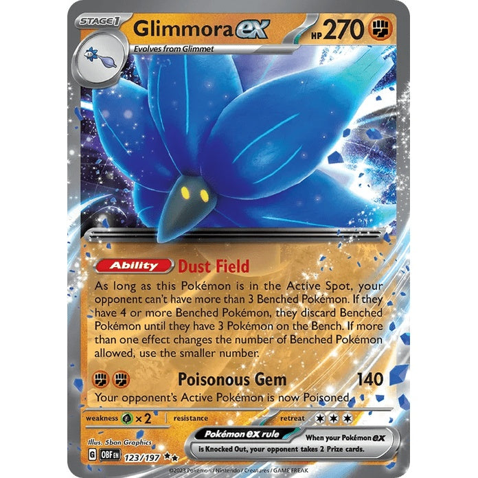 Glimmora ex - Obsidian Flames (Double Rare) [OBF-123] English / Near Mint / Normal