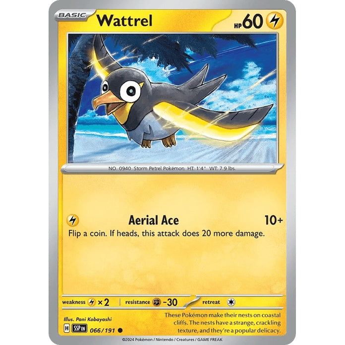 Wattrel - Surging Sparks (Common) [SSP-66] English / Near Mint / Normal