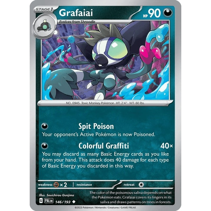 Grafaiai - Paldea Evolved (Uncommon) [PAL-146] English / Near Mint / Normal