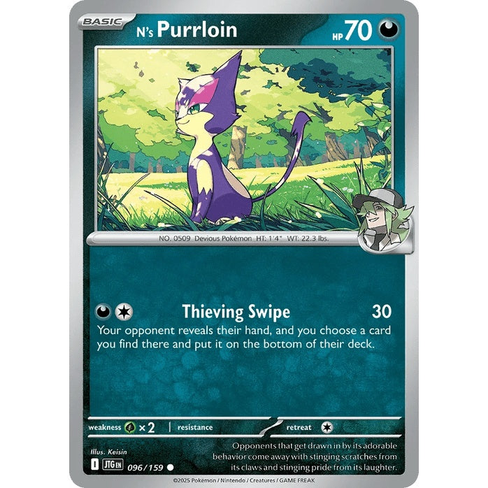 N's Purrloin - Journey Together (Common) [JTG-96] English / Near Mint / Normal