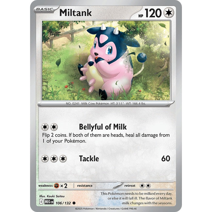 Miltank - Mega Evolution (Common) [MEG-106] English / Near Mint / Normal