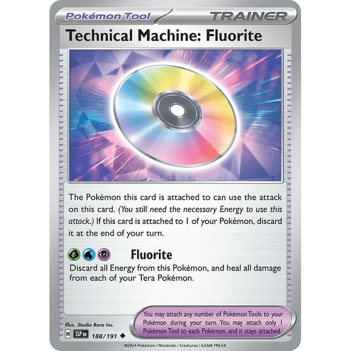 Technical Machine: Fluorite - Surging Sparks (Uncommon) [SSP-188] English / Near Mint / Normal