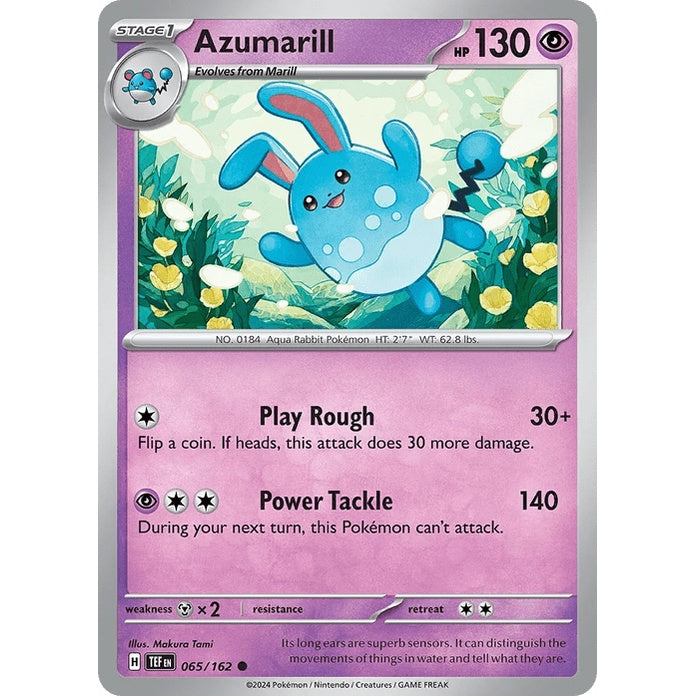 Azumarill - Temporal Forces (Common) [TEF-65] English / Near Mint / Normal