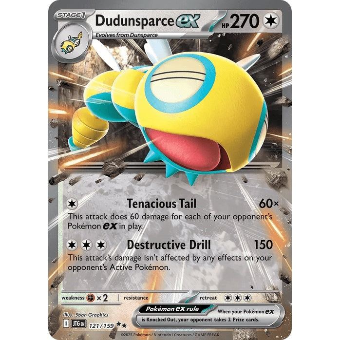 Dudunsparce ex - Journey Together (Double Rare) [JTG-121] English / Near Mint / Normal
