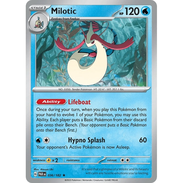 Milotic - Paradox Rift (Rare) [PAR-36] English / Near Mint / Normal