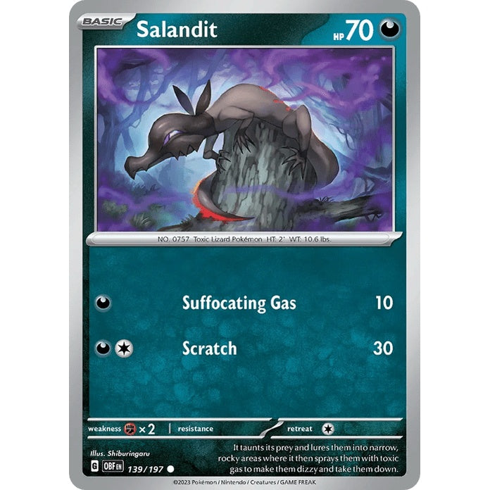 Salandit - Obsidian Flames (Common) [OBF-139] English / Near Mint / Normal