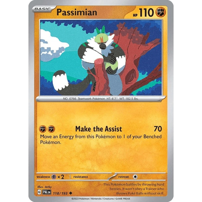 Passimian - Paldea Evolved (Uncommon) [PAL-118] English / Near Mint / Normal