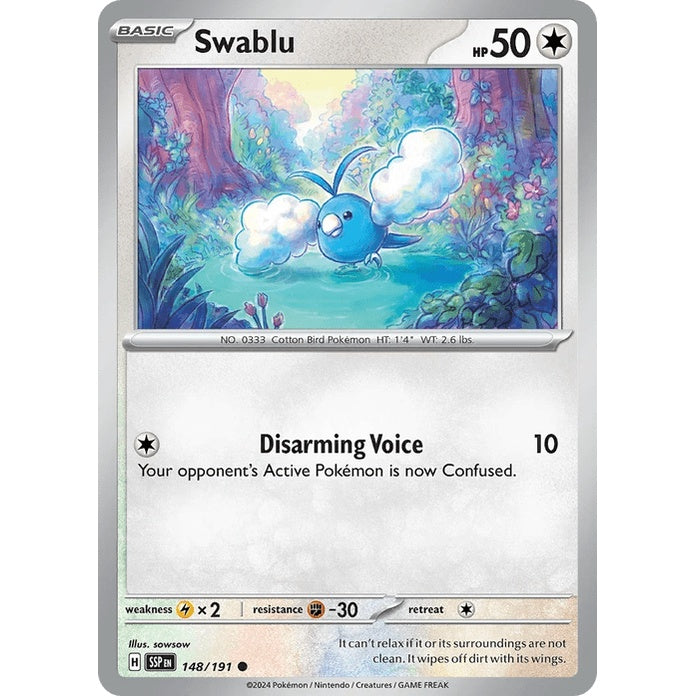 Swablu - Surging Sparks (Common) [SSP-148] English / Near Mint / Normal