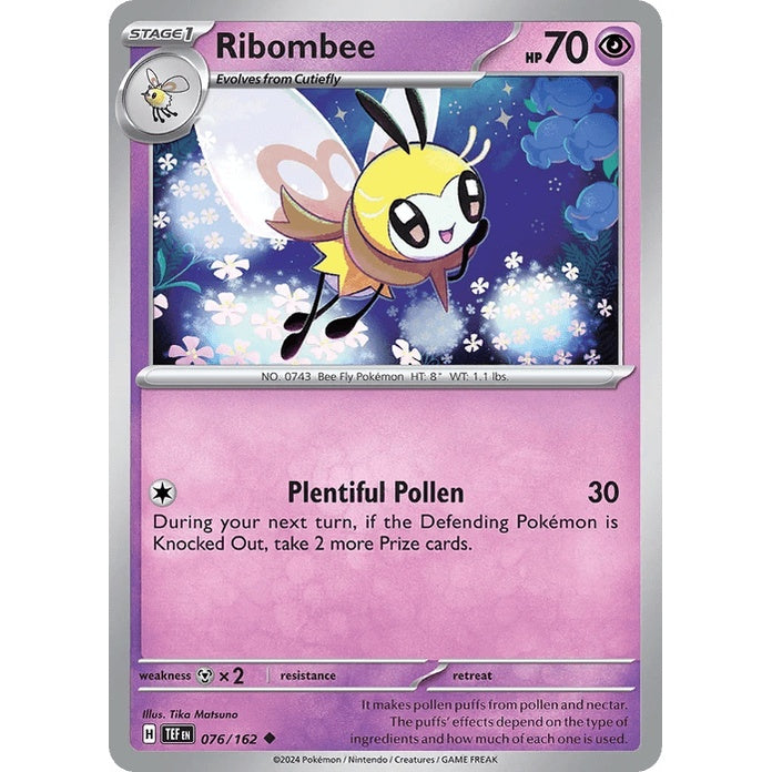 Ribombee - Temporal Forces (Uncommon) [TEF-76] English / Near Mint / Normal