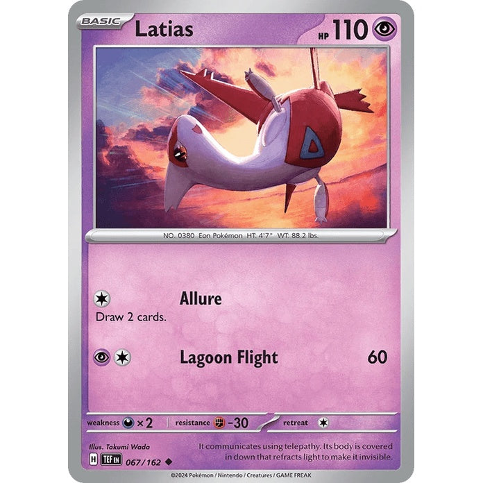 Latias - Temporal Forces (Uncommon) [TEF-67] English / Near Mint / Normal