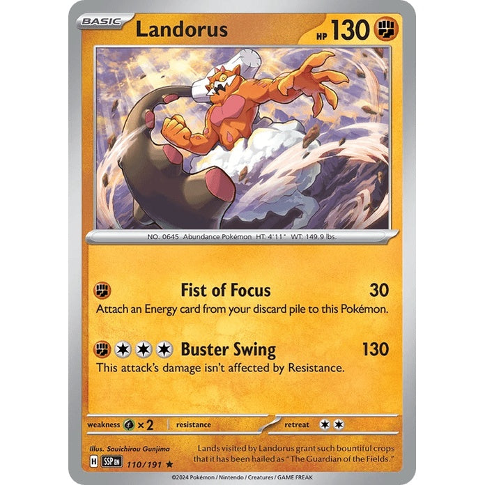 Landorus - Surging Sparks (Rare) [SSP-110] English / Near Mint / Normal