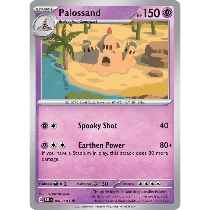 Palossand - Paldea Evolved (Uncommon) [PAL-96] English / Near Mint / Normal