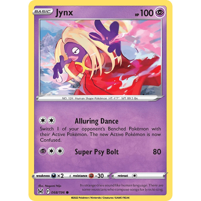 Jynx - Lost Origin (Common) [LOR-68] English / Near Mint / Normal
