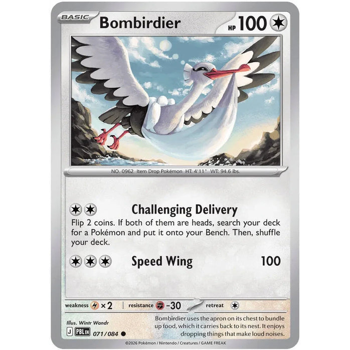 Bombirdier - Pitch Black (Common) [PBL-71] English / Near Mint / Normal